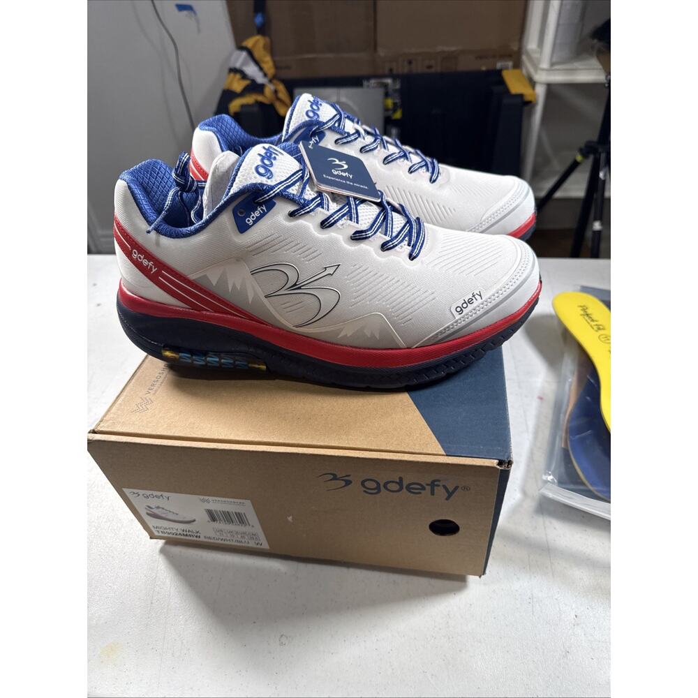 Gdefy Mighty Walk Red/why/blu Men’s Size 11 Wide